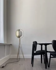 Stojací lampa Pearl, brass