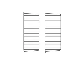 Nástěnný panel String Wall 75 x 30, 2 ks, dark brown