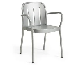 Zahradní židle Deville s područkami, silver grey