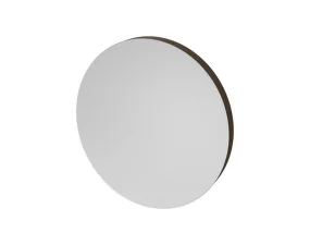 Zrcadlo Vala Round Ø50 cm, dark lacquered oak