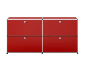 Komoda USM Haller E2, ruby red
