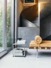 Odkládací stolek USM Haller M21, golden yellow