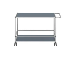Servírovací vozík USM Haller, mid-grey