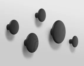 Sada věšáků The Dots, black