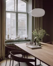 Závěsné svítidlo Karl-Johan Pendant Lamp, Small, smoked glass