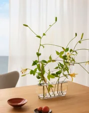 Váza Ikebana Long, stainless steel
