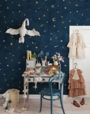 Tapeta Starry Sky Petrol