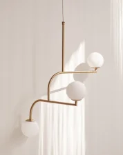 Ex-display lustr Mobil 70, brushed brass
