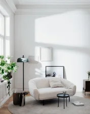 Sofa Plis 2-Seater, light beige