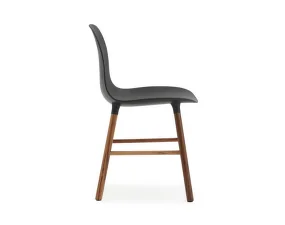 Židle Form Walnut, black