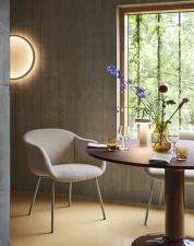 Židle Fiber Soft Armchair Tube Base, Ecriture 240/grey
