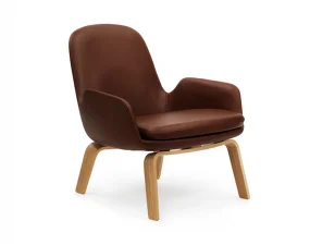 Křeslo Era Lounge Low Oak, Ultra Leather