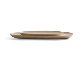 Dřevěné tácy Thin Oval Boards, sycamore