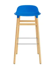 Barová židle Form 75 cm Oak, bright blue