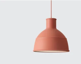 Závěsná lampa Unfold, terracotta
