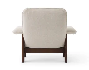 Křeslo Brasilia Lounge Chair, Moss 0011/dark stained oak