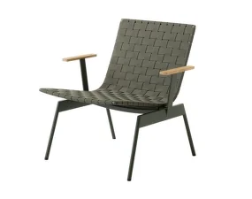 Křeslo s područkami Ville AV45, bronze green