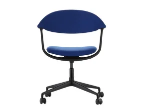 Kancelářská židle Mynt Upholstery s kolečky, electric blue/black