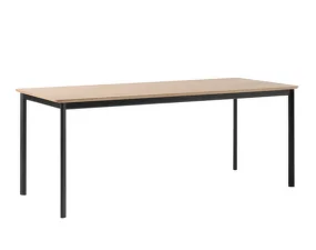 Jídelní stůl Drip HW116, black/lacquered oak