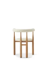 Čalouněná židle Bukowski, oak/Lana 24