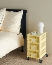 Úložný box Colour Crate Medium, light yellow