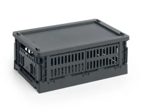 Plastové víko Colour Crate Small, charcoal