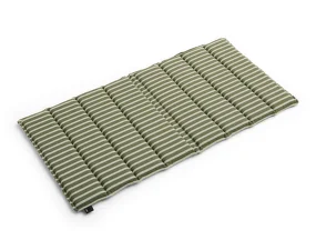 Skládací textilní podsedák Terrazza, olive bold stripe