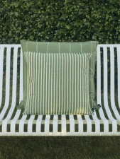 Polštář Terrazza, grey bold stripe