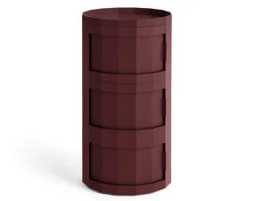 Úložný stolek Facet Cabinet 30, burgundy