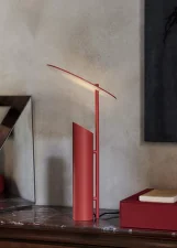 Stolní lampa Reflect, matt red