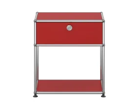 Noční stolek USM Haller M54, ruby red
