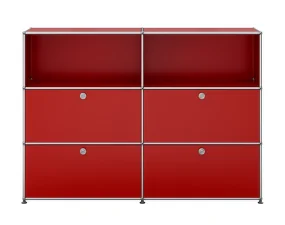 Komoda USM Haller M64, ruby red