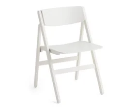 Skládací židle Backflip, cream white lacquered beech