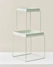 Stolek Tray Table 40x40, soft mint