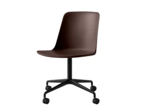 Kancelářská židle Rely HW21, black / burnt umber