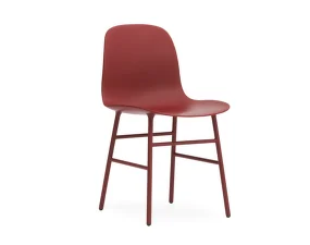 Židle Form Steel, red