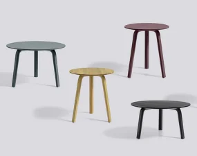 Stolek Bella Coffee Table Ø60x32, lacquered oak