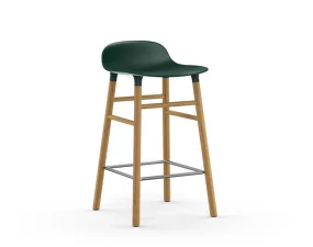 Barová židle Form 65 cm Oak, green