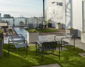 Křeslo Palissade Lounge Chair Low, cream white