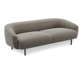 Sofa Plis 3-Seater, brown