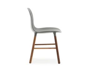 Židle Form Walnut, grey