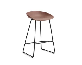 Barová stolička AAS 38 Low, black / soft brick