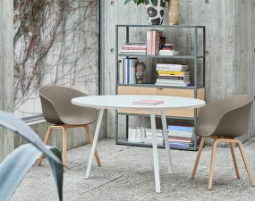 Jídelní stůl Loop Stand Table Round Ø105, white