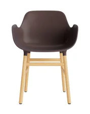Židle Form s područkami Oak, brown