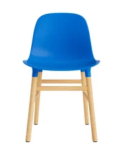 Židle Form Oak, bright blue
