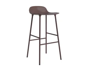 Barová židle Form 75 cm Steel, brown