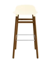 Barová židle Form 75 cm Walnut, cream