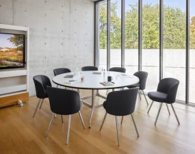 Ex-display židle Mikado Side Chair Aluminium, cream/sierra