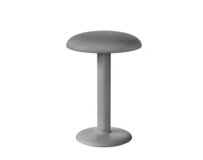 Přenosná stolní lampa Gustave, raw aluminum