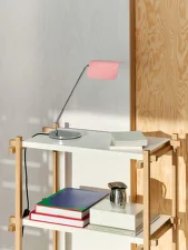 Policový systém Woody Column Low, almond white